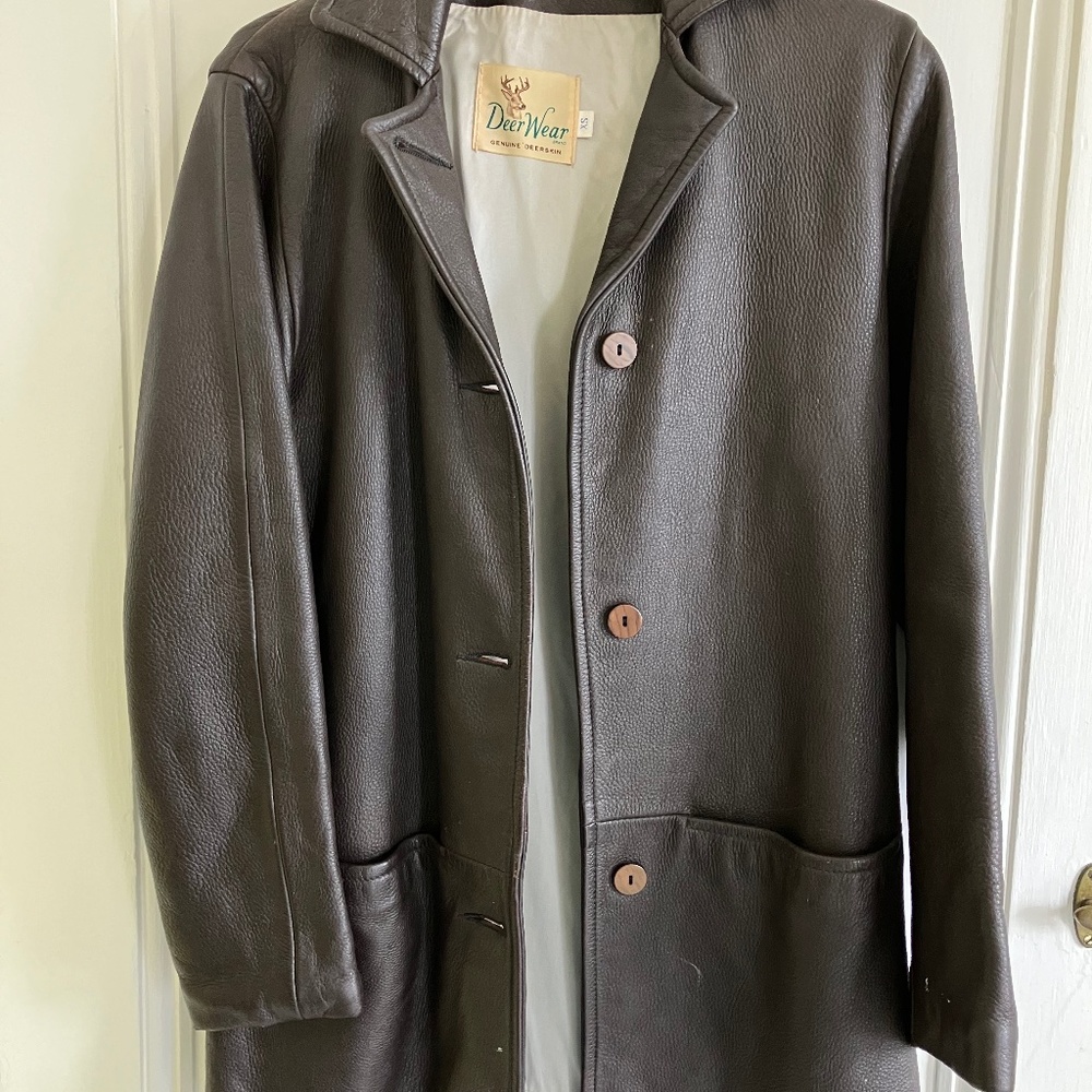 Vintage Deer Skin Jacket - Small